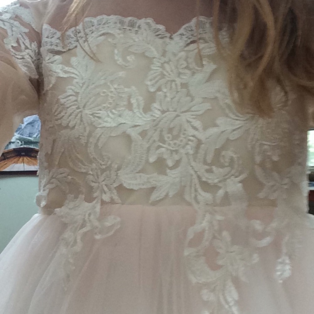 Pale pink gown
